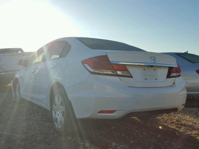 19XFB2F94FE090954 - 2015 HONDA CIVIC EXL WHITE photo 3