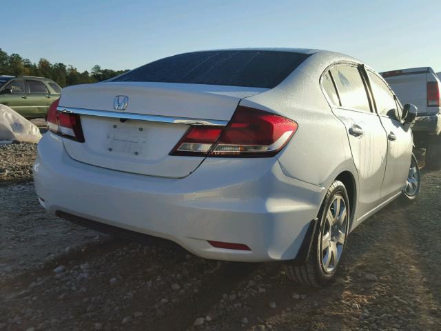 19XFB2F94FE090954 - 2015 HONDA CIVIC EXL WHITE photo 4