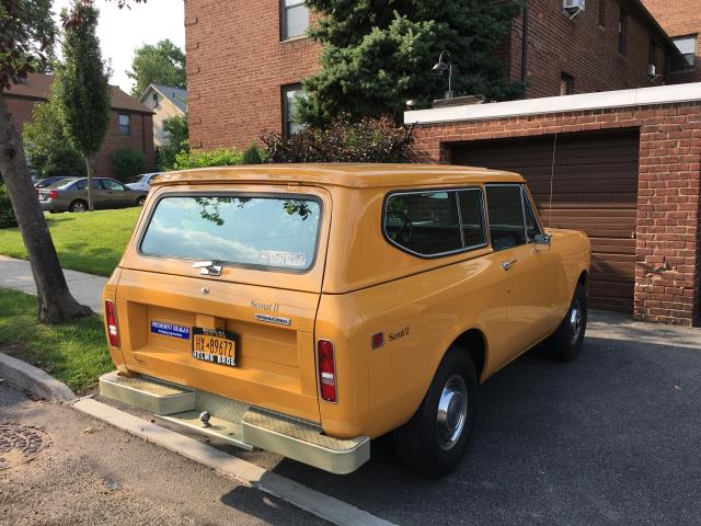 H0062HGD31019 - 1978 INTERNATIONAL SCOUT TRVL YELLOW photo 4