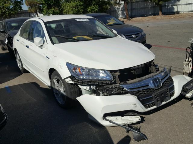 JHMCR5F7XEC000676 - 2014 HONDA ACCORD PLU WHITE photo 1