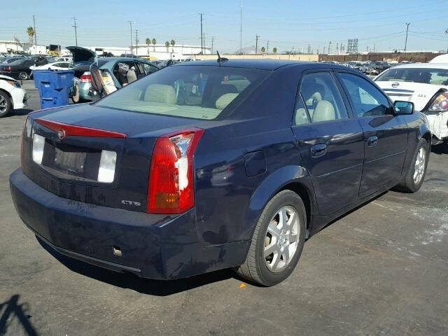 1G6DP567950140377 - 2005 CADILLAC CTS HI FEA BLUE photo 4