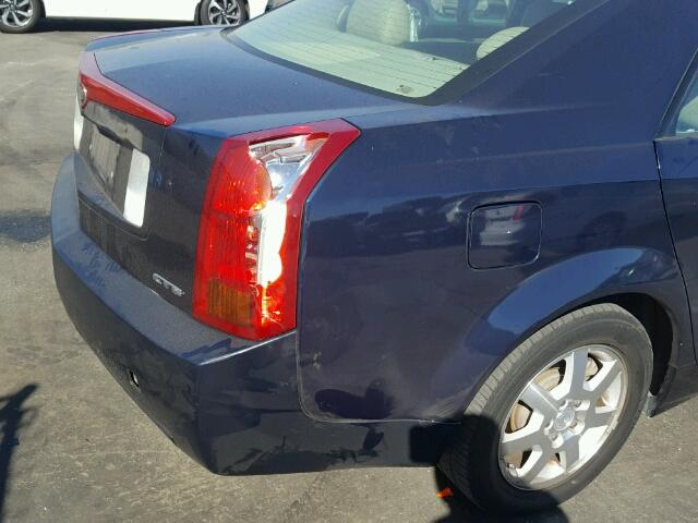 1G6DP567950140377 - 2005 CADILLAC CTS HI FEA BLUE photo 9