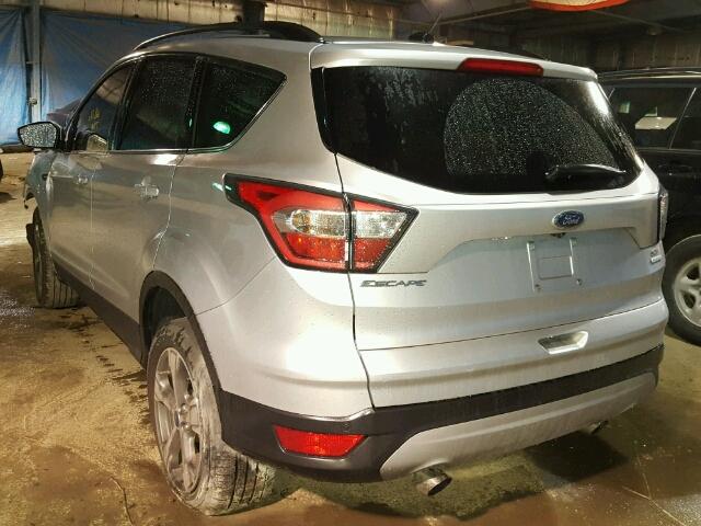 1FMCU0GD2HUA19904 - 2017 FORD ESCAPE SE 银色 照片 3