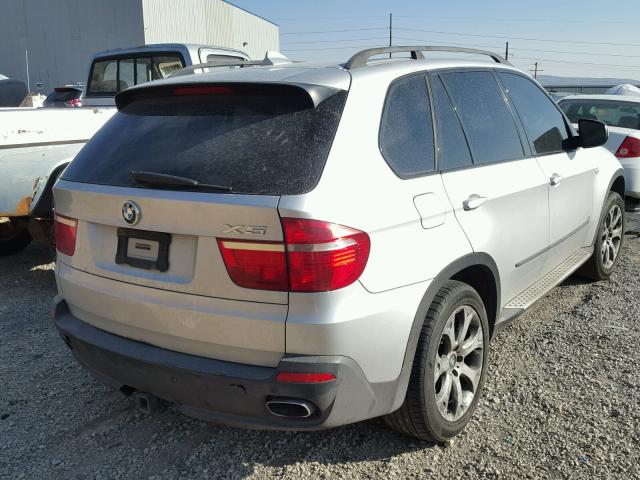 5UXFE83507LZ46799 - 2007 BMW X5 4.8I SILVER photo 4