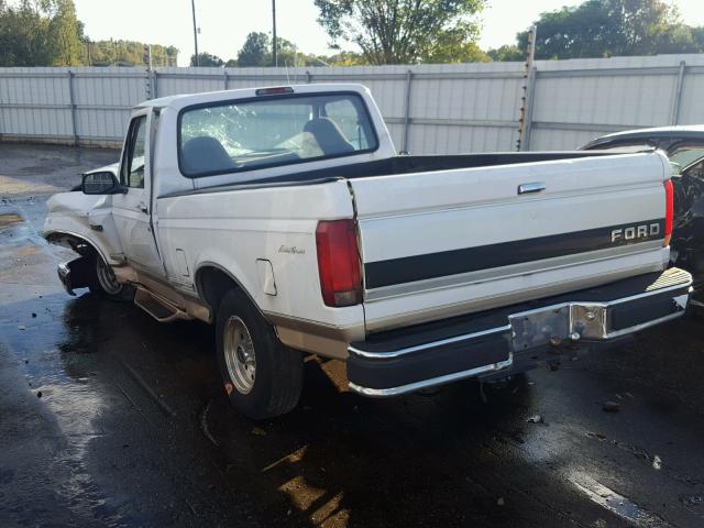 1FTEF15YXTNA02256 - 1996 FORD F150 WHITE photo 3