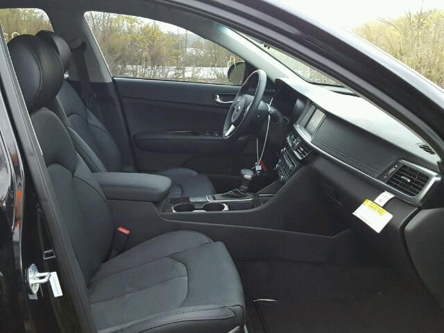 5XXGU4L36JG196820 - 2018 KIA OPTIMA BLACK photo 5