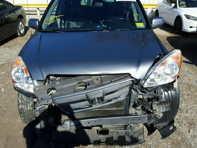 JHLRD78926C034684 - 2006 HONDA CR-V SE GRAY photo 7