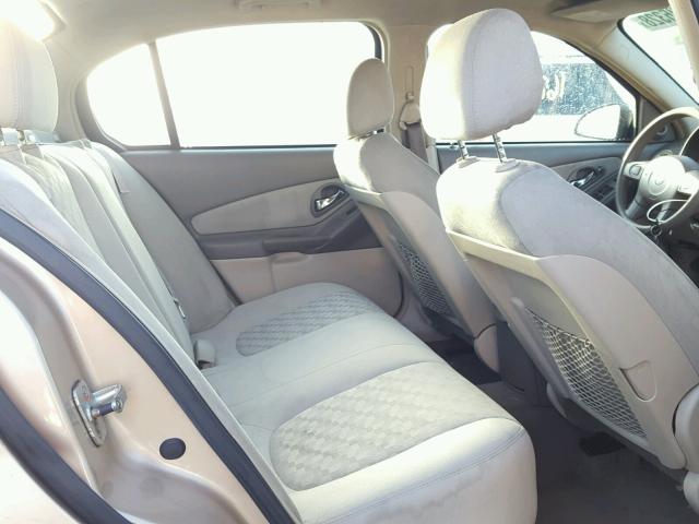 1G1ZT52875F253344 - 2005 CHEVROLET MALIBU LS BEIGE photo 6