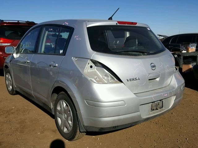 3N1BC1CP8BL505193 - 2011 NISSAN VERSA SILVER photo 3