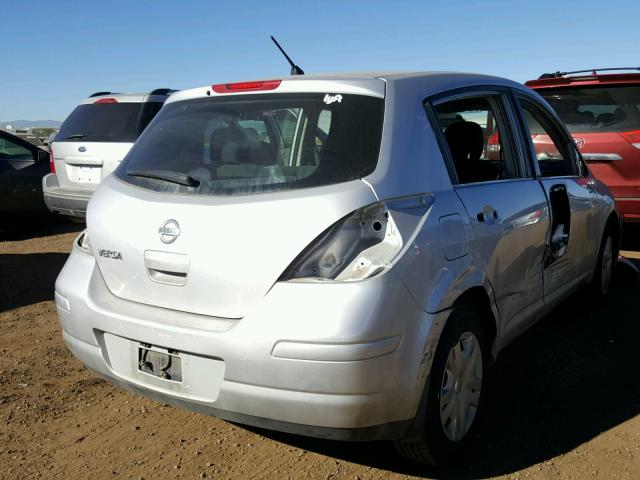 3N1BC1CP8BL505193 - 2011 NISSAN VERSA SILVER photo 4