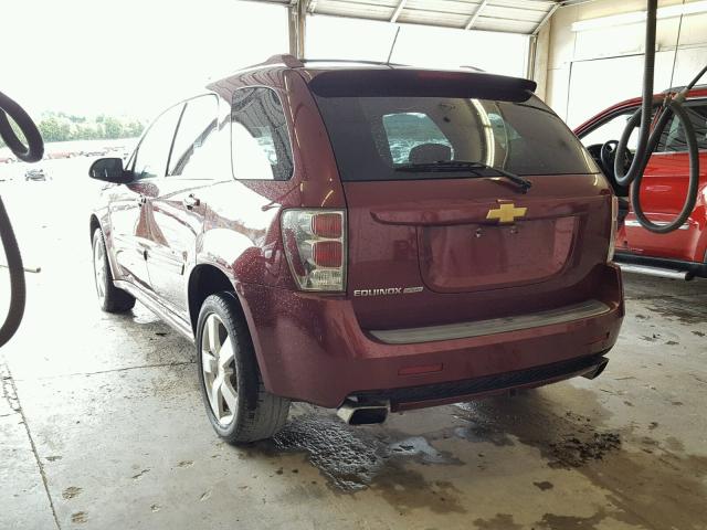 2CNDL537986026223 - 2008 CHEVROLET EQUINOX SP BURGUNDY photo 3