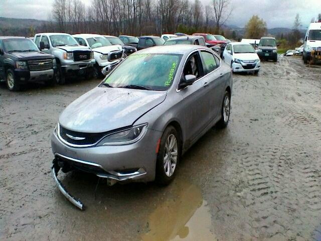 1C3CCCAB2FN591311 - 2015 CHRYSLER 200 LIMITE GRAY photo 2