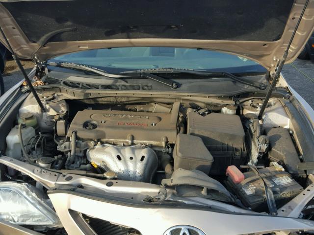 4T4BE46K99R116802 - 2009 TOYOTA CAMRY GOLD photo 7