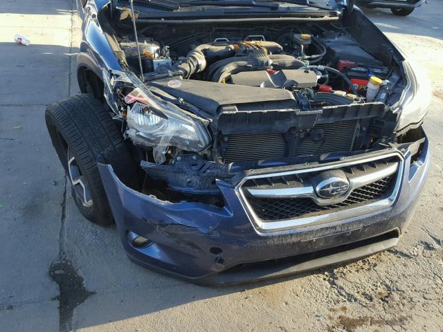 JF2GPAGC6D2840439 - 2013 SUBARU XV CROSSTR BLUE photo 7