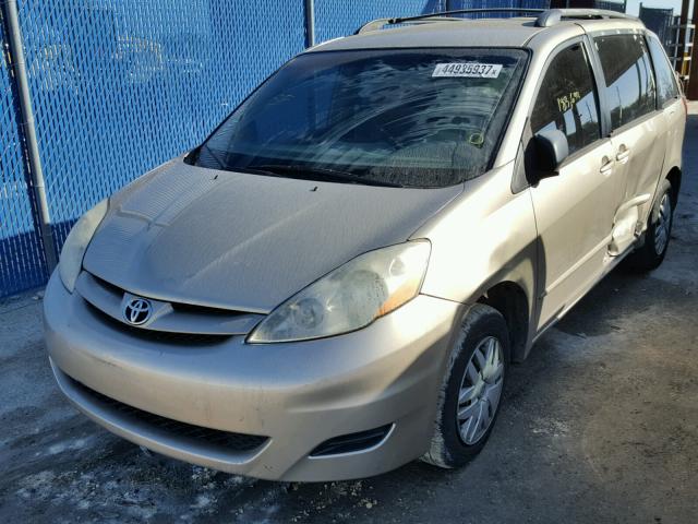 5TDZA23C56S546515 - 2006 TOYOTA SIENNA CE BEIGE photo 2