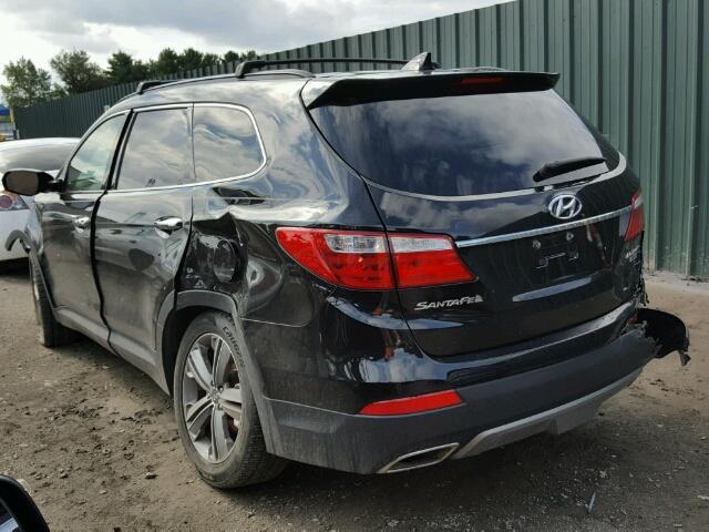 KM8SRDHF3DU007968 - 2013 HYUNDAI SANTA FE L BLACK photo 3