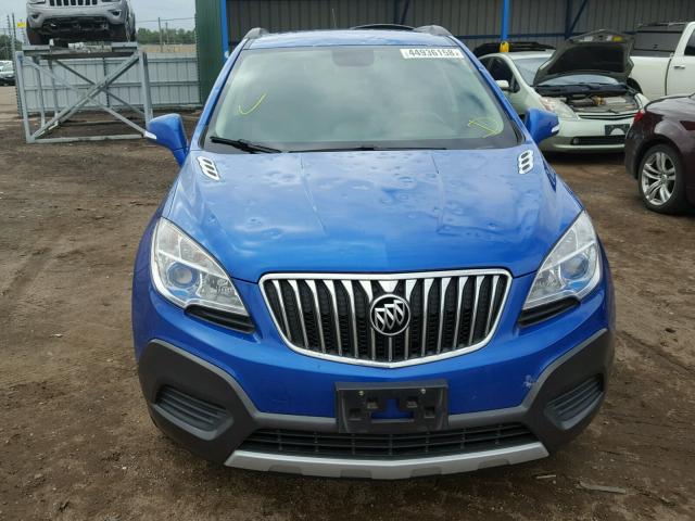 KL4CJESB7GB541335 - 2016 BUICK ENCORE BLUE photo 9