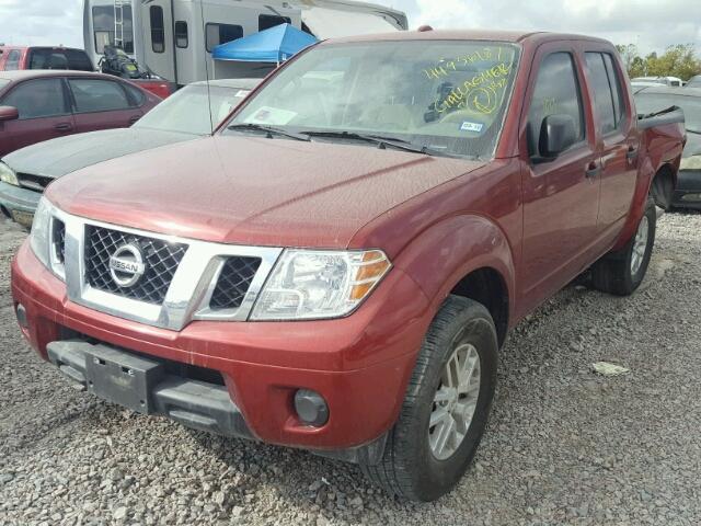 1N6AD0ER5GN750908 - 2016 NISSAN FRONTIER S RED photo 2