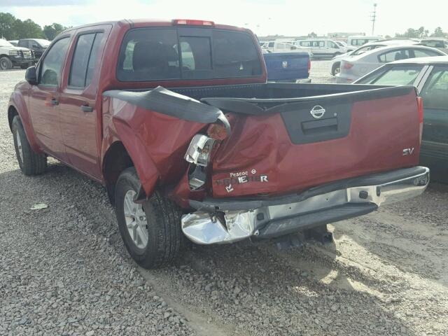 1N6AD0ER5GN750908 - 2016 NISSAN FRONTIER S RED photo 3