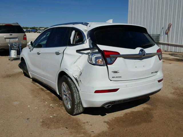 LRBFXDSA2HD195217 - 2017 BUICK ENVISION E WHITE photo 3