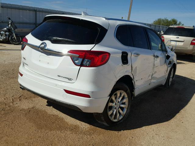LRBFXDSA2HD195217 - 2017 BUICK ENVISION E WHITE photo 4