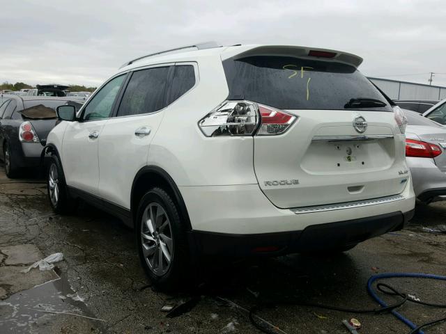 5N1AT2MV3EC792451 - 2014 NISSAN ROGUE S WHITE photo 3