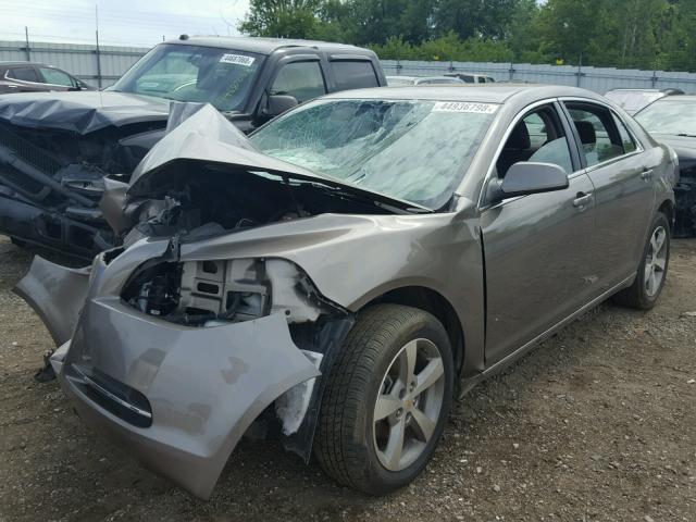 1G1ZC5E18BF171889 - 2011 CHEVROLET MALIBU 1LT 棕色 照片 2