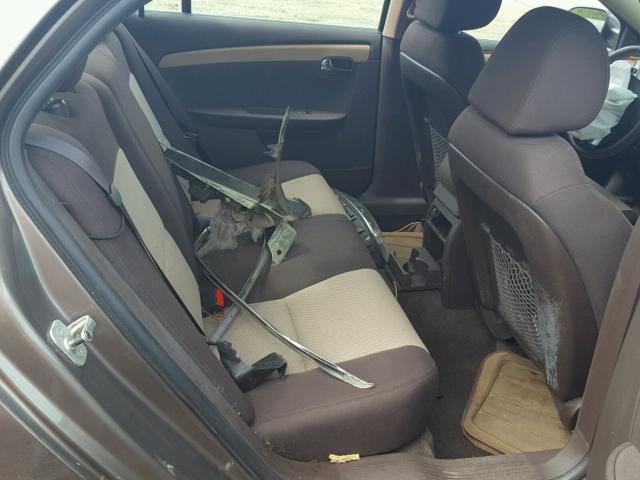 1G1ZC5E18BF171889 - 2011 CHEVROLET MALIBU 1LT 棕色 照片 6