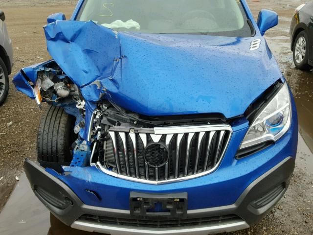 KL4CJASB7DB121398 - 2013 BUICK ENCORE BLUE photo 7