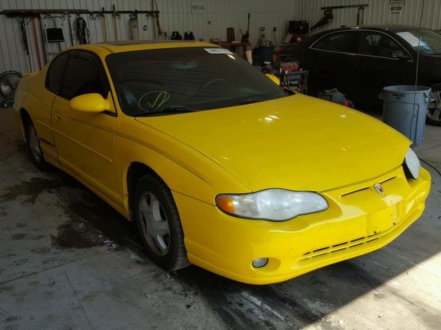2G1WX15K229339723 - 2002 CHEVROLET MONTE CARL ყვითელი ფოტო 1