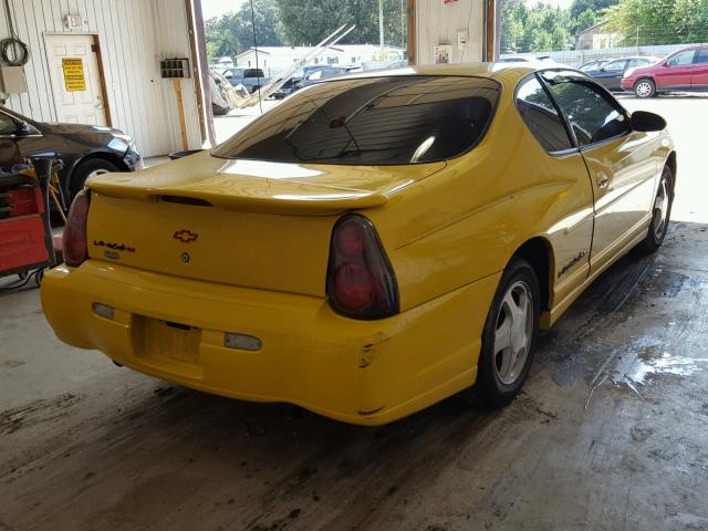 2G1WX15K229339723 - 2002 CHEVROLET MONTE CARL ყვითელი ფოტო 4