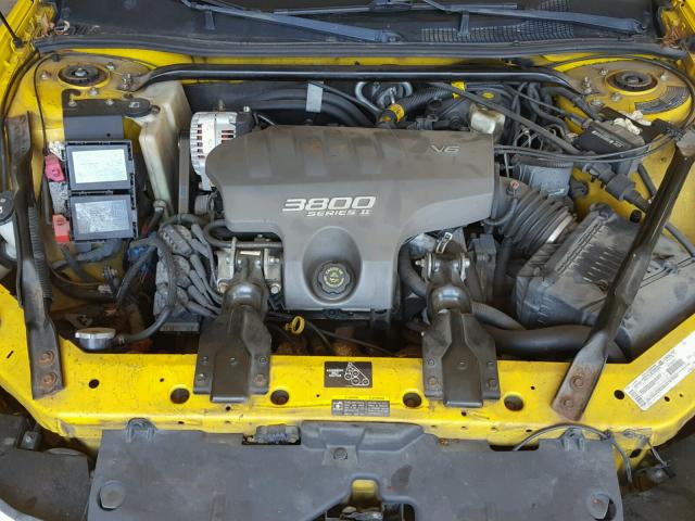 2G1WX15K229339723 - 2002 CHEVROLET MONTE CARL ყვითელი ფოტო 7