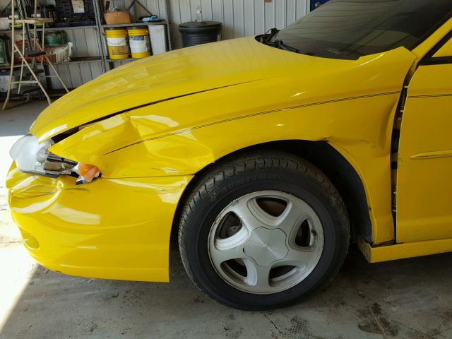 2G1WX15K229339723 - 2002 CHEVROLET MONTE CARL ყვითელი ფოტო 9