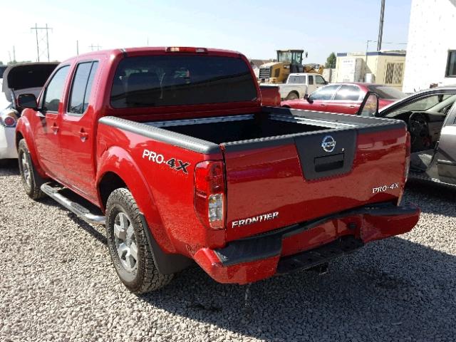 1N6AD0EV1AC447267 - 2010 NISSAN FRONTIER C RED photo 3