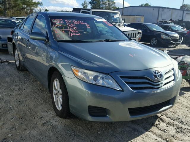 4T1BF3EK2BU585643 - 2011 TOYOTA CAMRY BASE GREEN photo 1