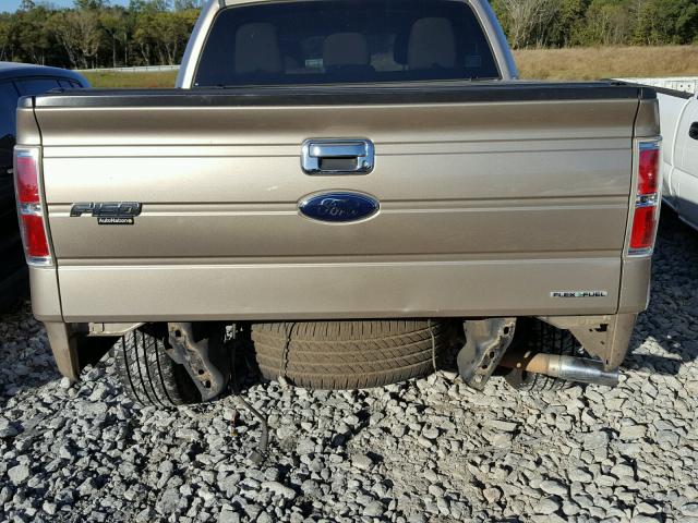 1FTEW1CM3BFA69886 - 2011 FORD F150 SUPER TAN photo 9