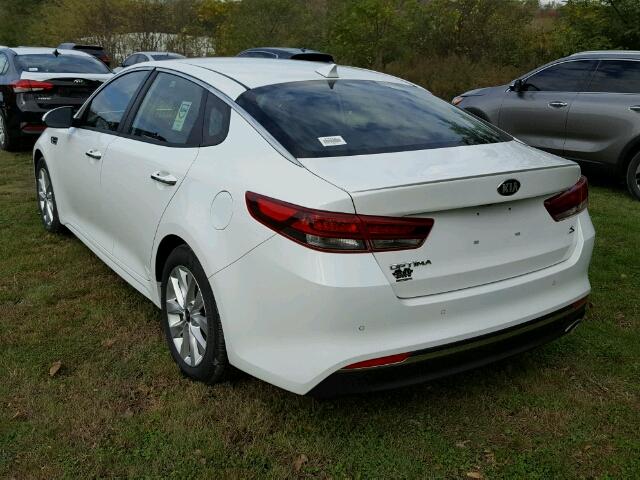 5XXGT4L36JG190261 - 2018 KIA OPTIMA WHITE photo 3