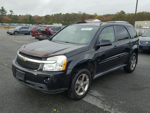 2CNDL73F176076194 - 2007 CHEVROLET EQUINOX LT BLACK photo 2