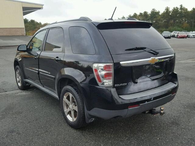 2CNDL73F176076194 - 2007 CHEVROLET EQUINOX LT BLACK photo 3