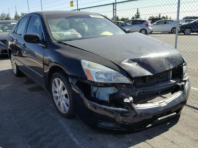 1HGCM66877A074460 - 2007 HONDA ACCORD EX BLACK photo 1