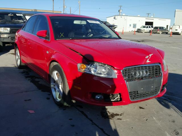 WAUDF78E98A087182 - 2008 AUDI A4 2.0T QU RED photo 1