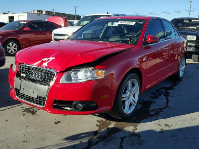 WAUDF78E98A087182 - 2008 AUDI A4 2.0T QU RED photo 2