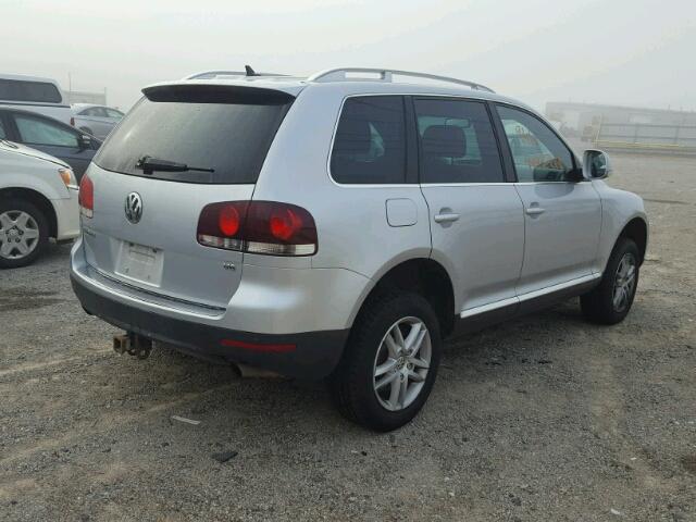 WVGBE77L38D025347 - 2008 VOLKSWAGEN TOUAREG 2 SILVER photo 4