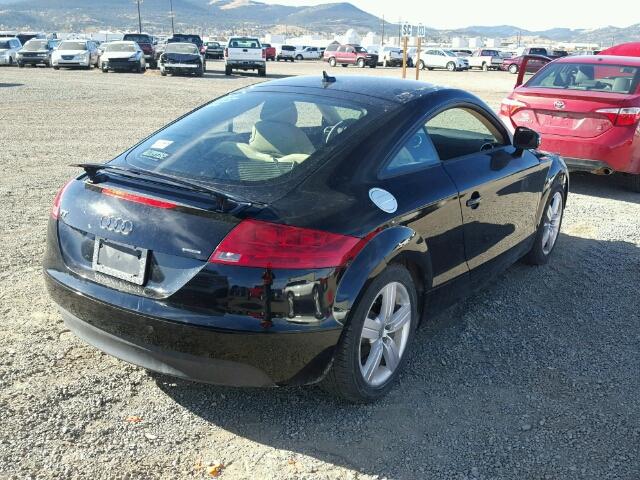 TRUDF38J991032277 - 2009 AUDI TT BLACK photo 4