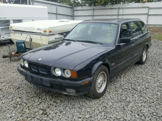 WBAHJ6328SGD25912 - 1995 BMW 525 IT AUT BLACK photo 2