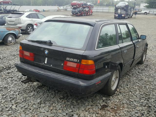 WBAHJ6328SGD25912 - 1995 BMW 525 IT AUT BLACK photo 4