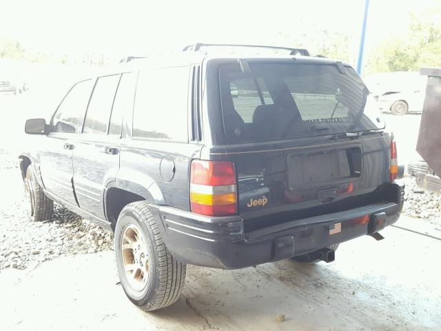 1J4GZ78SXVC591389 - 1997 JEEP GRAND CHER BLACK photo 3