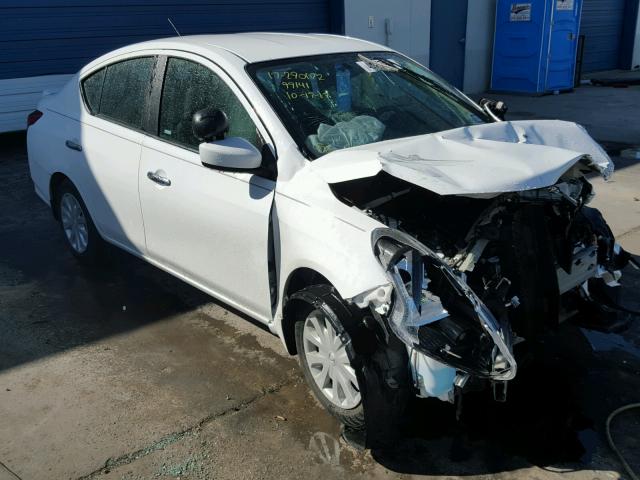 3N1CN7AP8FL841520 - 2015 NISSAN VERSA S WHITE photo 1