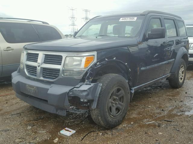 1D8GT28K88W127029 - 2008 DODGE NITRO SXT BLUE photo 2