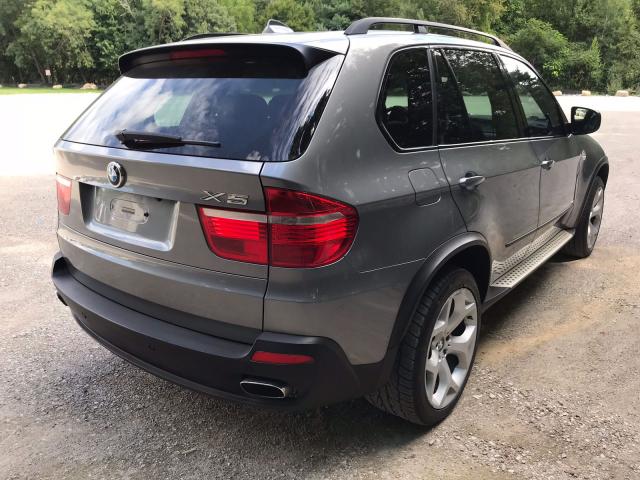 5UXFE83587LZ41446 - 2007 BMW X5 4.8I SILVER photo 4